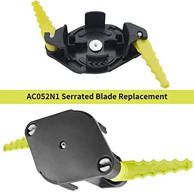  Eyoloty 16 Pack AC052N1 Serrated Blade Replacement Compatible  with Ryobi 18V Pivoting Auto Feed String Trimmer  P2200,P2030,P2031,P2003A,P2003,P2060A,Serrated Blade for AC052N1 2-in-1  Bladed Head : Patio, Lawn & Garden