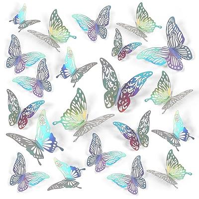 48Pcs Multicolor Butterfly Decorations 3D Butterfly Wall Decor, Butterfly  Party Decorations, Birthday Decorations, Butterflies for Crafts, Cake  Decorating, Wall Stickers Room Decor for Baby Shower Girls Kids