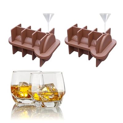 2 pcs Creative Silicone Ice Cube Tray - Fun adult prank ice cube molds  suitable for whiskey