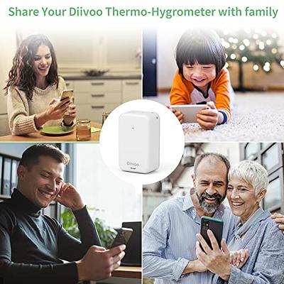 WiFi Thermometer, Diivoo Humidity Sensor Compatible with Alexa, Smart Thermometer  Hygrometer with App Notification Alert, Remote Temperature Monitor for  Home, Greenhouse, Car, Indoor, Pets - Yahoo Shopping