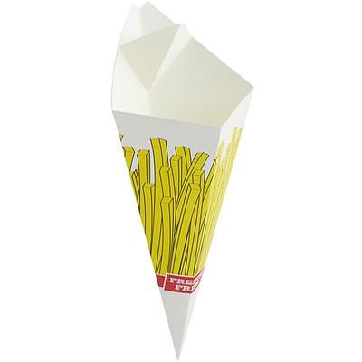 Carnival King 5 x 1 x 4 Large French Fry Bag - 500/Pack