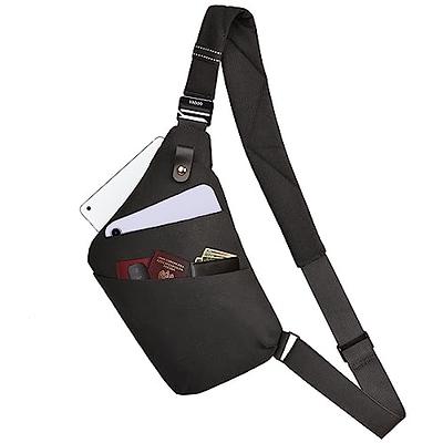 Anti-Theft Crossbody Bag, Mens Sling Bag