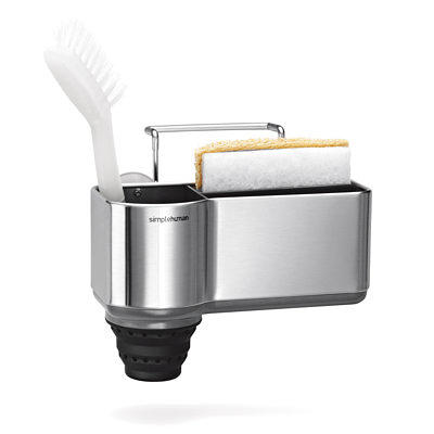 UPGRADED Sink Caddy Sink Sponge Holder Brush Soap Dishcloth Holder