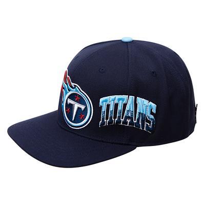 New Era Men's Navy, White Tennessee Titans Logo Patch Trucker