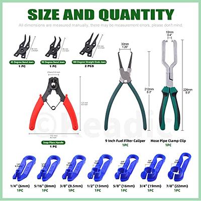 Fuel Line Clip Pipe Plier Disconnect Removal Tool Joint Clamping