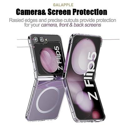 For Samsung Galaxy Z Flip 5 5G Case Clear MagSafe Magnetic Shockproof Slim  Cover