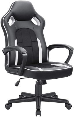 Lucklife Gaming Chair Computer Chair with Footrest and Lumbar Support for  Office or Gaming, Black HD-GT803A-7-BLK - The Home Depot