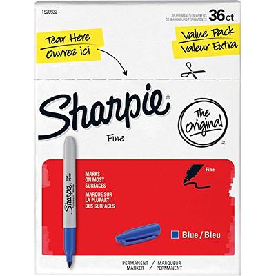 2 pack Blue Sharpie Fine Point Pens Blue