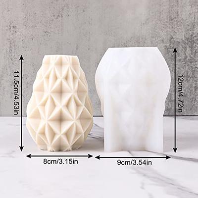 Geometric Pear Shaped Silicon Candle Mold