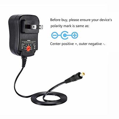 ALITOVE 5V Power Supply 5V 2A Power Adapter 5 Volt 10W AC Adapter 100-240V  AC to DC 5V Power Cord 5.5 x 2.5mm 2.1mm DC Tip 5volt Power Converter for