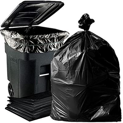 65 Gallon Trash Bags Heavy Duty 1.5 Mil Black - 25 Count Large Trash Bags -  Individually Folded - Industrial Trash Bags 65 Gallon – 50W x 48L - Yahoo  Shopping