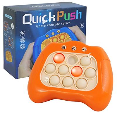 Pop It Game Light Up Fidget Toy, Quick Push Game Console, Whack a Mole Game,  Decompression Breakthrough Puzzle Pop Game Machine, Multiple Game Modes Toy  for 3+ Years (Astronaut) 