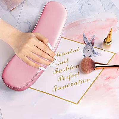 Nail Arm Rest Cushion, Nail Hand Cushion Microfiber Leather Manicure Hand  Pillow Stand Professional Nail Rest Table Desk Station for Nails Art