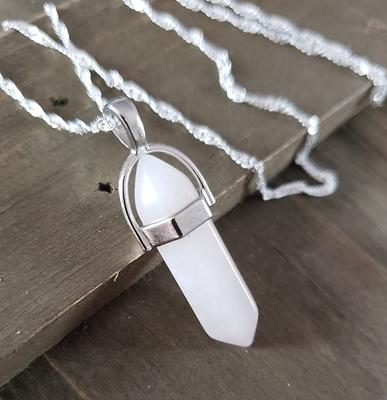 Buy Healing Gift for Her, Crystal Necklace for Women, Sterling Silver  Gemstone Jewelry, Healing Crystal Necklace Online in India - Etsy