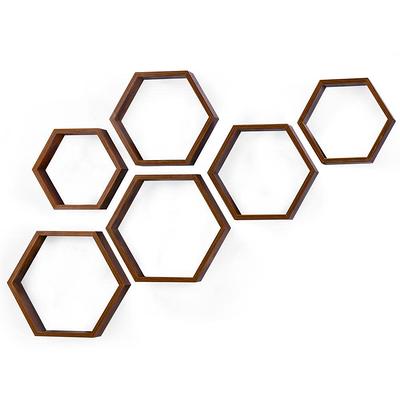 Hexagon Shelves Honeycomb Shelf Floating Hexagon Shelf -   Hexagon  shelves, Modern floating shelves, Honeycomb shelves decor