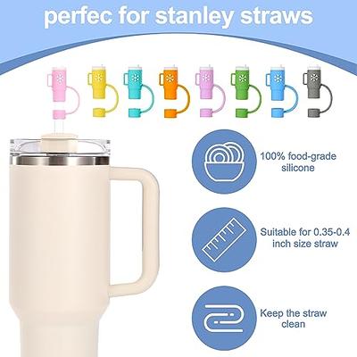 3PCS Straw Covers for Stanley Tumbler, Silicone Straw Cover for Stanley 40  oz, 30 oz, Straw Topper for Stanley Cup, Cap for Stanley Straw Accessories