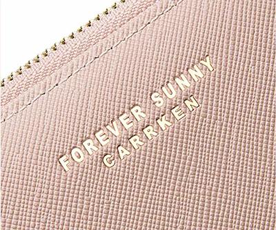 Wallets for Women Leather Cell Phone Case Holster Bag Long Slim Credit Card  Holder Cute Minimalist Coin Purse Thin Large Capacity Zip Clutch Handbag  Wallet for Girls Ladies (Apricot) at  Women's