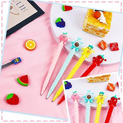 Oneclickshopping Pack of 4 BT21 Tops Fancy Mechanical Pencils  For Kids Pencil - Drawing Pencil, Writing Pencil