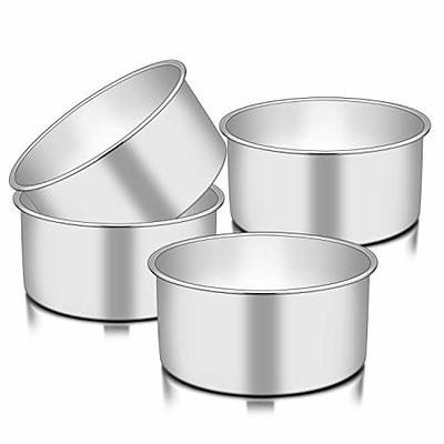  8-Inch Aluminum Dutch Oven Liner Pans, Disposable Cake Pan and  Extra Deep Aluminum Foil Pans for Baking, Freezing, and Storage, Durable  Aluminum Round Baking Pans