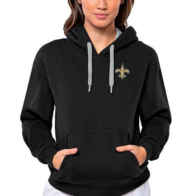 New Orleans Saints Antigua Women's Tribute Polo - Black, Size: Small