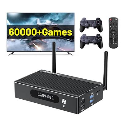 KINHANK Super Console X2 Pro Game Box Retro Video Game Console 60000 Video  Games for ARCADE/MAME/DC/SS with Gamepad Gift for Kid