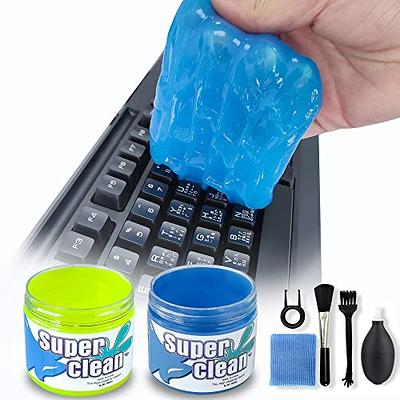 Car Cleaning Gels, 4-Pack Universal Auto Detailing Tools Car Interior  Cleaner Putty, Dust Cleaning Mud for PC Tablet Laptop Keyboard, Air Vents