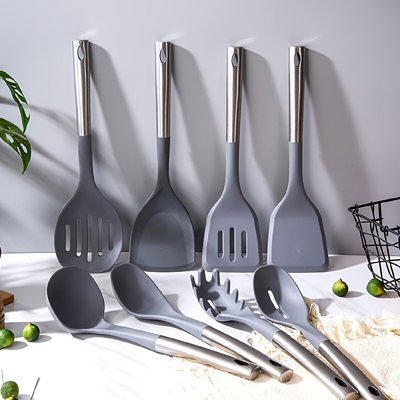 Silicone Cooking Utensils Set, Heat Resistant Kitchen Utensils