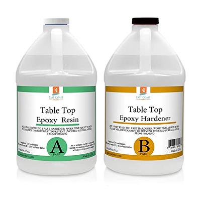 Promise Epoxy - 0.5 Gallon of Clear Table Top Epoxy Resin That Self Levels