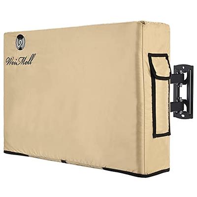 Outdoor TV Cover 41 to 43 Inch Weatherproof, Waterproof Outside TV Covers Heavy  Duty 600D Oxford TV Covers Outdoor TV Screen Protectors Shield with Zippers  and Velcro for Flat Screen Outdoor TVs