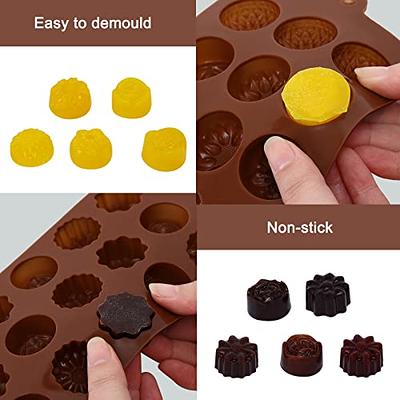 2-Pack butter molds with different shapes, Food non-stick silicone baking, silicone  molds and chocolate molds.