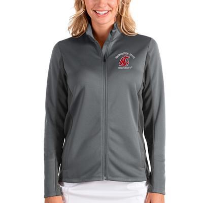 Antigua Women's Milwaukee Brewers Navy Protect Jacket