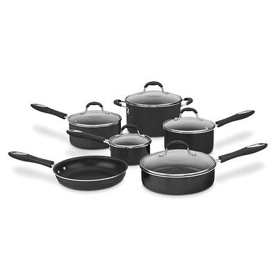 Meyer Accent Series Nonstick and Stainless Steel Induction Cookware Essentials Set, 6-Piece, Spark Edition 10567