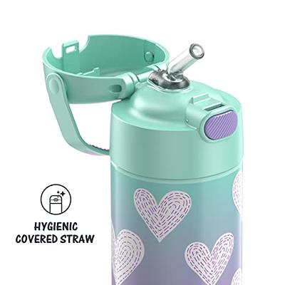 THERMOS FUNTAINER 12 Ounce Stainless Steel Vacuum Insulated Kids Straw