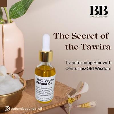 Batana Oil Organic for Healthy Hair Growth Natural Anti Hair Loss Care