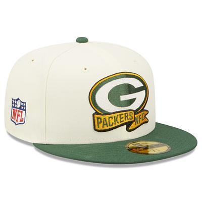 Men's New Era Black Green Bay Packers Camo 59FIFTY Fitted Hat