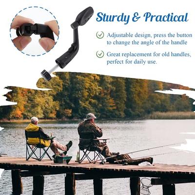 Black Plastic Replacement Nonslip Rotary Power Handle for Fishing Spinning  Reel Replacement Handle Grip 4Pcs