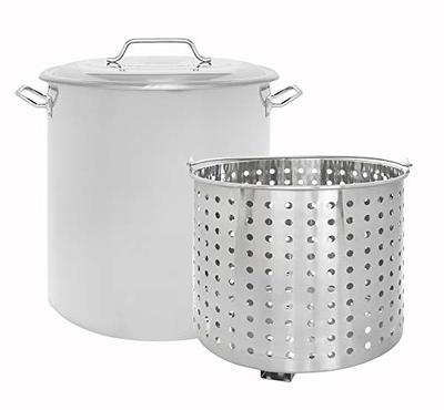 Two-Tier Food Steamer, 27cm/11in 2-Layer Steam Cooker with Steamer Insert &  Glass Lid, Stainless Steel Cookware, Double Boiler Steamer Pot for Cooking