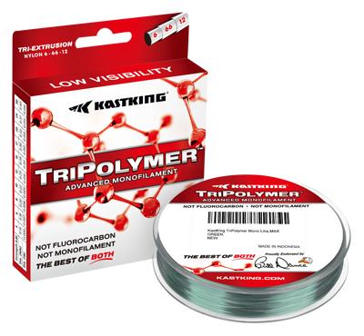 KastKing TriPolymer Advanced Monofilament Fishing Line, MAX Green