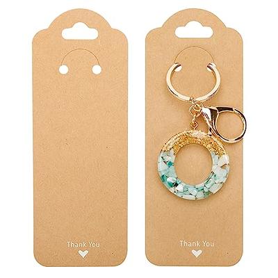 200PCS Earring Cards for Selling with 200PCS Bags Brown Earring