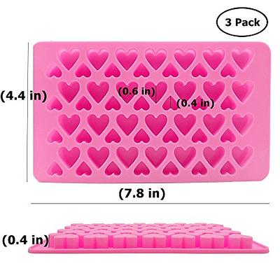 3 Pcs Silicone Flower Molds, CNYMANY 12-Cavity Non-Stick Jello Mold Baking  Pans Ice Cube Trays for Kitchen Making Candy Chocolate Muffin Cupcake 