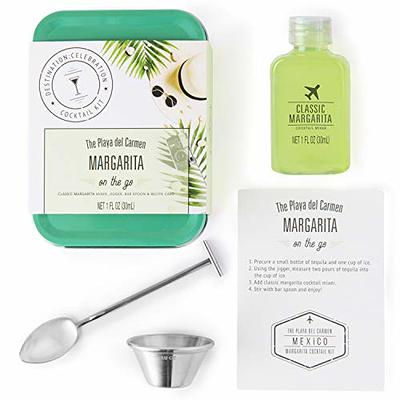 Thoughtfully Cocktails, Margarita Cocktail Mixer Gift Set, Set of 6  (Contains NO Alcohol)