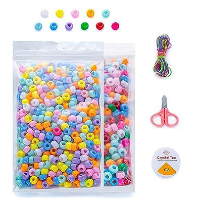 600pcs Acrylic Star Beads(14mm/Assorted Candy Color Mix Plastic