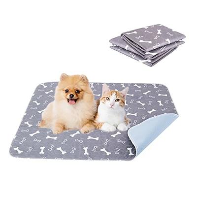 Reusable Washable Dog Pee Pad-72x72-Non-Slip Waterproof Floor Mat for  Senior Pets and Playpen-Gray 