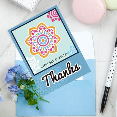 INFUNLY Mandala Clear Stamps Floral Stamps for Card Making Inspirational  Word Stamps Round Transparent Stamps for Scrapbooking Silicone Stamp Craft