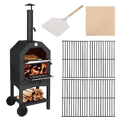 Blaze 26 Table Top Propane Outdoor Pizza Oven With Rotisserie Kit