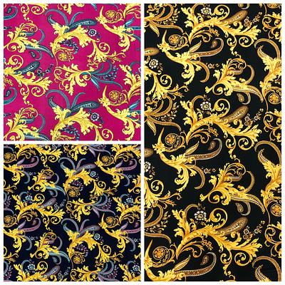 Versace Designer Inspired 4 way stretch Spandex Fabric