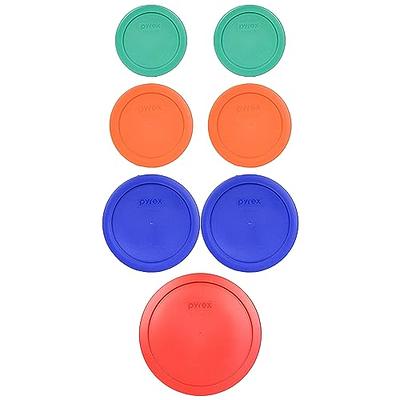 Replacement Lids for Pyrex 7402-PC 7 Cup, Silicone Round Storage