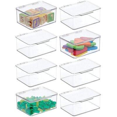 Rebrilliant Plastic Storage Bins With Lids For Organizing Small