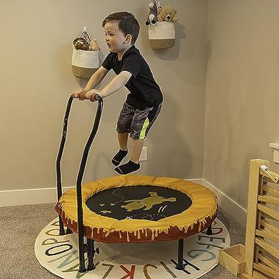 Kid's Mini Trampoline With Handlebar