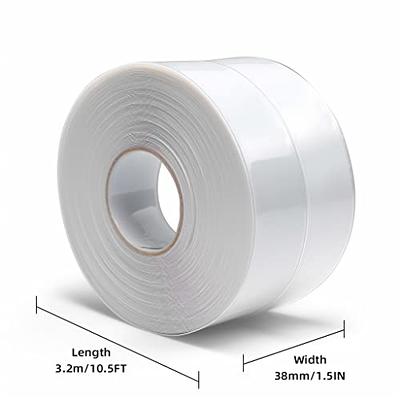 Lusofie Self Adhesive Caulk Tape Waterproof Caulking Sealing Tape for  Bathroom Kitchen PVC Caulk Strip for Tub Toilet Sink Gas Stove Wall  Corner(White, 1.5in x 10.5Ft) - Yahoo Shopping